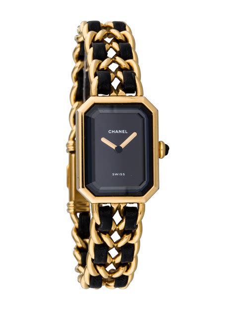 chanel gold boyfriend watch womens|chanel vintage watch price.